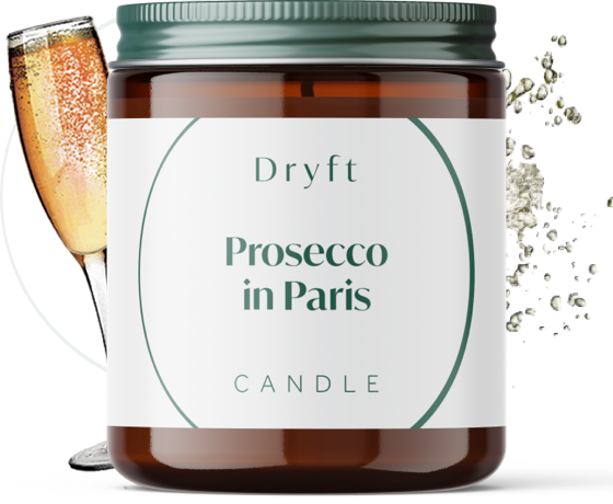 Prosecco in Paris Candle